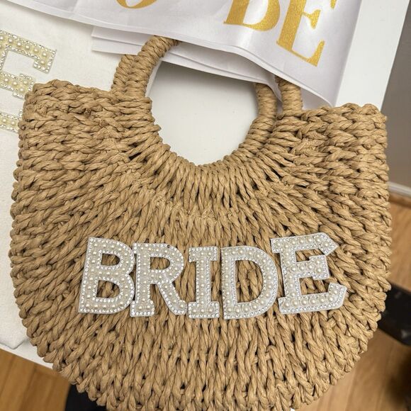 Bride To Be bundle Wedding Bachelorette Set Bride Crewneck Boho Purse Sash Bow - Picture 2 of 10